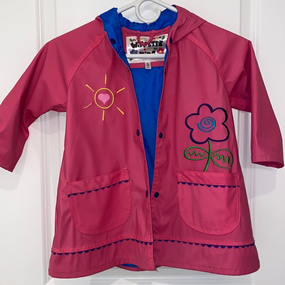 Little Girl’s Pink Rain Jacket